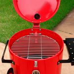 Churrasqueira Defumação Pit Smoker Grillex - Vermelha / Preta