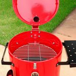Churrasqueira Defumação Pit Smoker Grillex - Vermelha / Preta