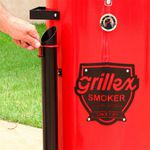 Churrasqueira Defumação Pit Smoker Grillex - Vermelha / Preta