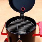 CHURRASQUEIRA DEFUMAÇÃO PIT SMOKER GRILLEX - PRETA / VERMELHA