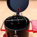CHURRASQUEIRA DEFUMAÇÃO PIT SMOKER GRILLEX - PRETA / VERMELHA