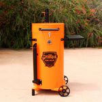 CHURRASQUEIRA DEFUMAÇÃO PIT SMOKER GRILLEX - LARANJA / PRETA