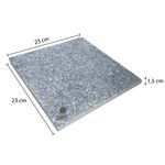 Pedra Miracema Cinza 23 x 23cm