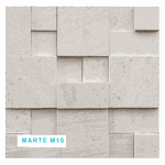 Mosaico Pedra Natural Marte M10 30x30 Branco