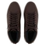 Botinha Masculina Marrom em Couro Legítimo Casual Confortável