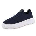 Tênis Masculino Nautico Knit Calce Fácil Azul Leve e Confortável 
