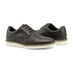 Sapato Masculino Derby Café em Couro Legítimo