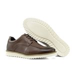 Sapato Masculino Pinhão Casual Oxford Social Elegante Esporte Dia a Dia