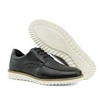 Sapato Masculino Preto Casual Oxford Social Elegante Esporte Dia a Dia