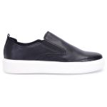 Sapatenis Masculino Preto Em Couro Legitimo Confortavel