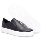 Sapatenis Masculino Preto Em Couro Legitimo Confortavel