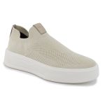 Tênis Masculino Palha Knit Sem Cadarço Casual Leve Confortável