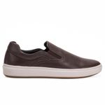 Tenis Slip On Masculino Café Super Confortável Casual