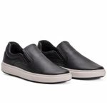 Tenis Slip On Masculino Preto Super Confortável Casual