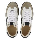 Tênis Feminino Branco Casual Retrô Vintage Confortável e Estiloso 