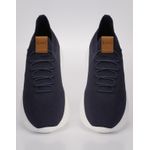  Tênis Masculino Meia Knit Calce Fácil Azul Esportivo