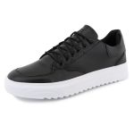 Tênis Masculino Sneaker Preto Casual Sola Alta Leve e Com Estilo