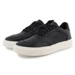 Tênis Masculino Sneaker Preto Casual Sola Alta Leve e Com Estilo