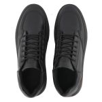 Tenis Sneaker Masculino Black Casual Sola Alta Leve