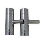 2 Ts de redução p/mangueira de água kit 5 geração gnv