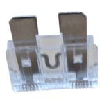 Kit 10 Fusíveis Lâmina Universal 25 Amperes Cristal
