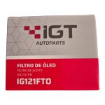 Filtro De Óleo IGT IG121FTO Fiat Uno 1.0 3 Cilindros 2016+
