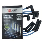 Cabo de Velas de Ignição Supressivo IGT 100% Silicone 8mm Ford FO02 GNV
