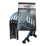 Cabo de Velas de Ignição Supressivo IGT 100% silicone 8mm RENAULT RN16 GNV