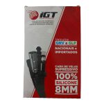 Cabo de Velas de Ignição Supressivo IGT 100% silicone 8mm VW18 GNV