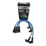 Cabo de Velas de Ignição Supressivo IGT 100% silicone 8mm FIAT FI09 GNV