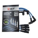 Cabo de Velas de Ignição Supressivo IGT 100% silicone 8mm FIAT FI09 GNV