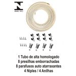 Kit Tubo de Alta Pressão com Niples e Anilhas GNV 3ª Geração