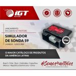 Simulador de Sonda GASOLINA S9 IGT com tecnologia AGS (com chicote) GNV
