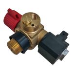 Válvula de Cilindro Elétrica Ventilada IGT para Siena e Grand Siena Tetrafuel GNV