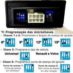 Variador de Avanço TURY Roda Fônica T30 com chicote F GNV