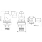 Válvula de ar combinada anti vácuo tipo C - 2" 
