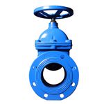 Válvula gaveta 4" com volante (8 furos)