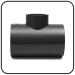 TÊ de redução 110mm x 75mm - soldável (PVC-U)