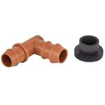 Conector joelho inicial Ø17mm com chula 