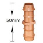 Conector União ranhurada/dentada Ø17mm