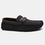 Mocassim Masculino Gofer Em Couro Legitimo - Marinho - DRI10121