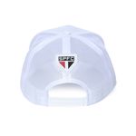 Boné Branco com Estampa A MAIOR TORCIDA TRICOLOR DO BRASIL e Bordado 1972 Emborrachado