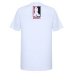 Camiseta Branca Estampa Santo Paulo e Escudo do SPFC