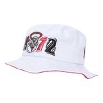 Chapéu Pescador Branco Estampa Bordada - "1972"