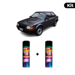 KIT SPRAY AUTOMOTIVO - CINZA EXECUTIVO 1989 POL + VERNIZ RAPIDO 300ML