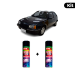KIT SPRAY AUTOMOTIVO - CINZA BARTOK 1994 POL + VERNIZ RAPIDO 300ML