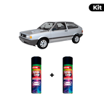KIT SPRAY AUTOMOTIVO - PRATA LUNAR 1988 POL + VERNIZ RAPIDO 300ML