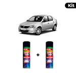 KIT SPRAY AUTOMOTIVO - PRATA ETOILE 2008 POL + VERNIZ RAPIDO 300ML