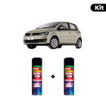 KIT SPRAY AUTOMOTIVO - PRATA EGITO 2011 POL + VERNIZ RAPIDO 300ML