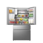 Refrigerador French Door GORENJE - 2 portas e 2 gavetas, dispenser água e gelo na porta, 466L, Inox BCD-490, 220v